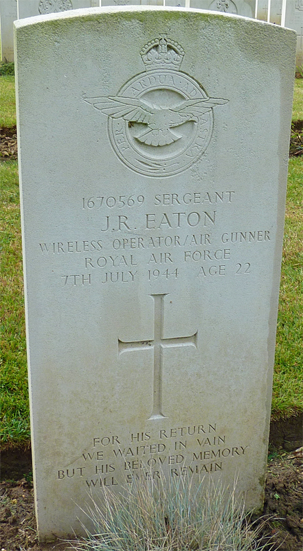 Sgt Joseph Roy Eaton<br /><br /><br />died on active duty - July 7th, 1944